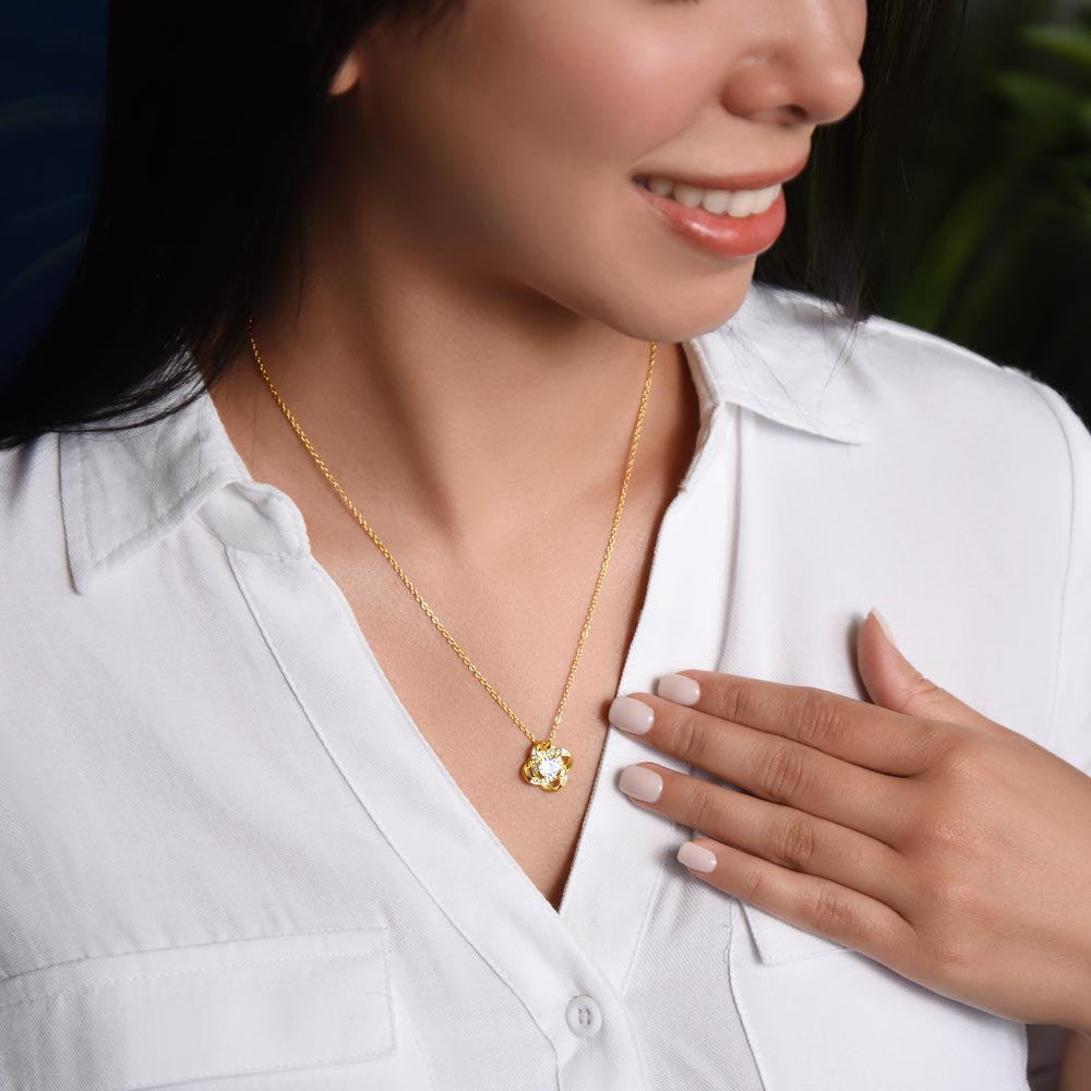 To My Beautiful Soulmate| The Day I Met You (Love Knot Necklace)