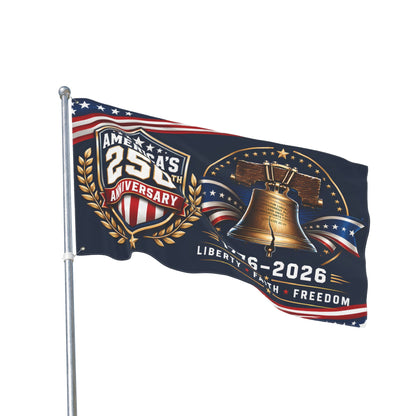 250th Anniversary Liberty Flag – Double-Sided 1776–2026 Patriotic Garden/Outdoor Flag