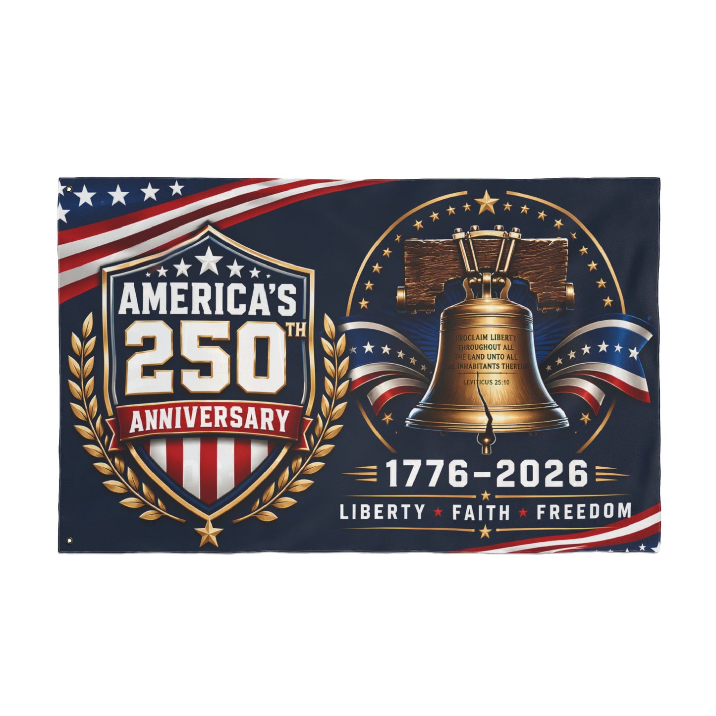 Copy of 250th Anniversary Liberty Flag – Double-Sided 1776–2026 Patriotic Garden/Outdoor Flag