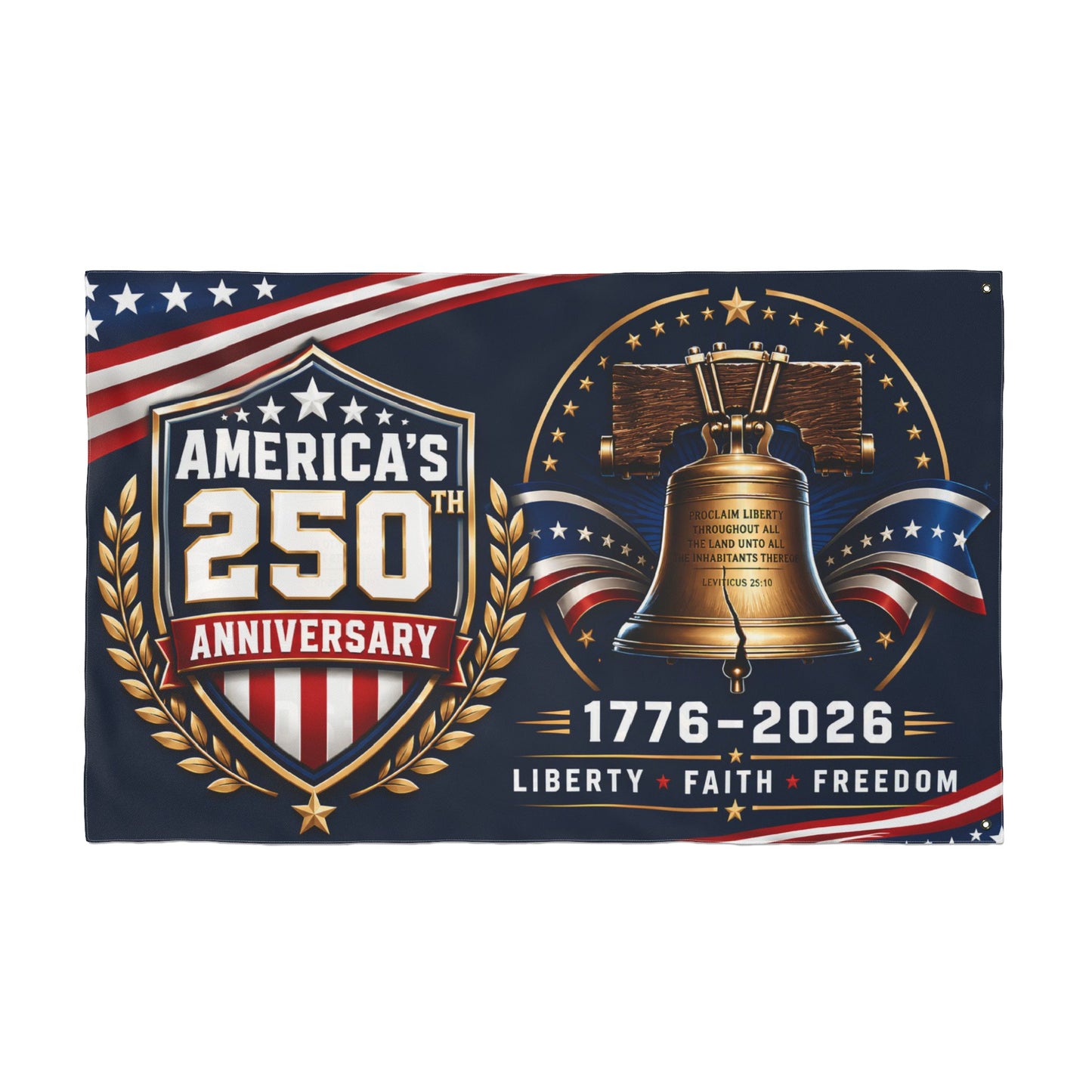 250th Anniversary Liberty Flag – Double-Sided 1776–2026 Patriotic Garden/Outdoor Flag