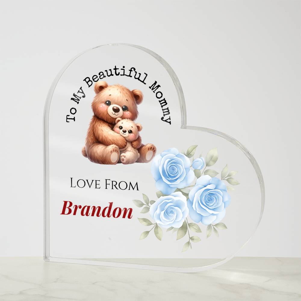 Mommy Heart  Plaque
