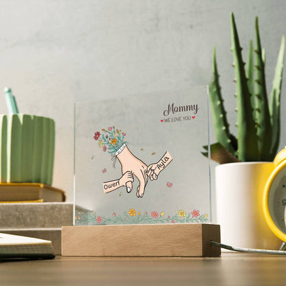 Personalized Mommy Plaque, "Personalize With Your Kids' Name "