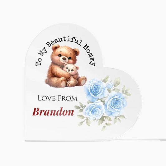 Mommy Heart  Plaque