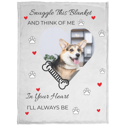 Keep Their Memory Close Forever Custom Dog Memorial Blanket