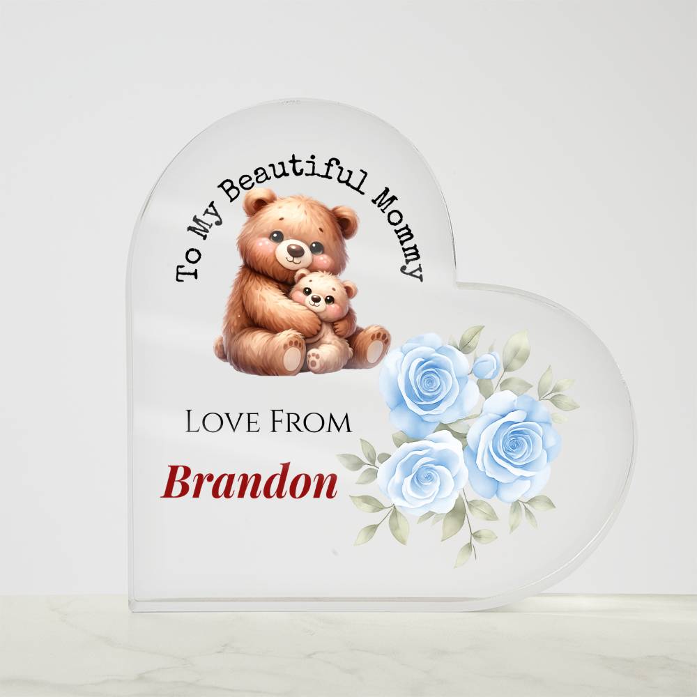 Mommy Heart  Plaque