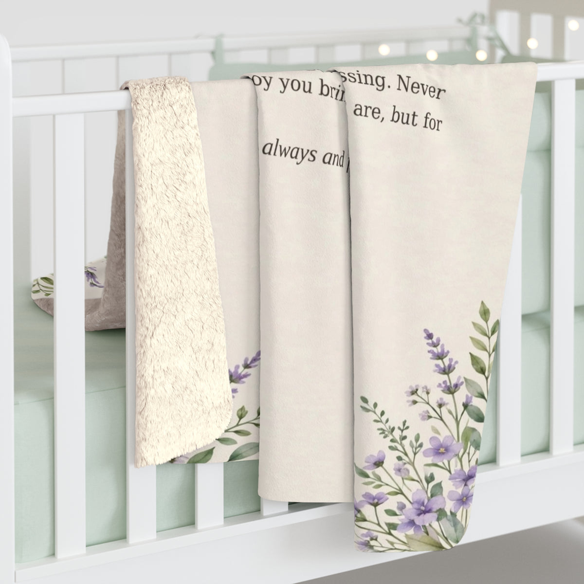 To My Precious Granddaughter Sherpa Fleece Blanket – A Grandma’s Hug Gift