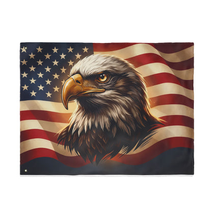 American Eagle Patriotic Flag — Double-Sided Outdoor Display