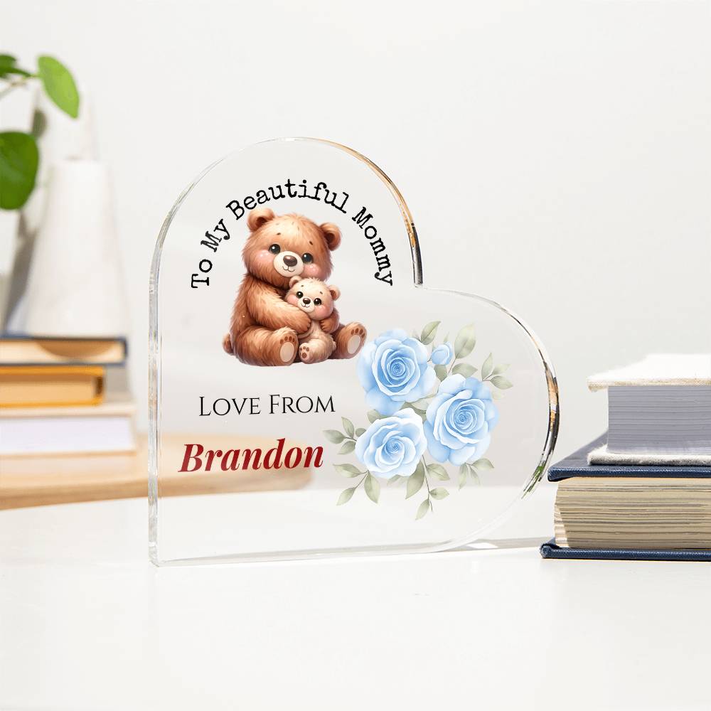 Mommy Heart  Plaque