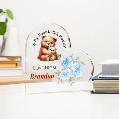 Mommy Heart  Plaque