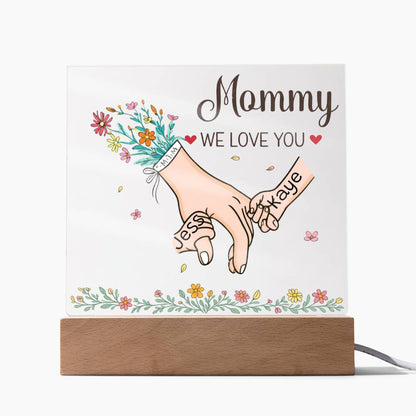 Personalized Mommy Plaque, "Personalize With Your Kids' Name "