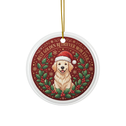 Best Golden Retriever Mom Ever Christmas Ornament — 2026 Breed-Specific Dog Mom Keepsake