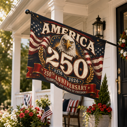 America’s 250th Anniversary Eagle Flag for Proud Patriots