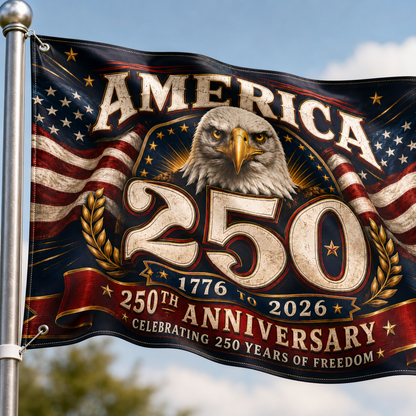 America’s 250th Anniversary Eagle Flag for Proud Patriots