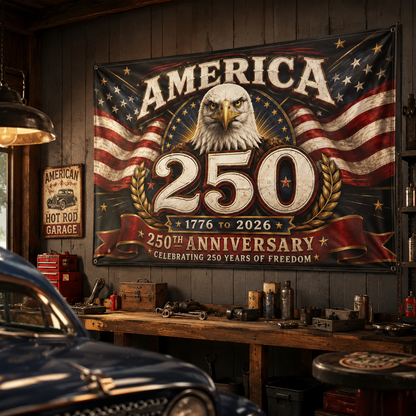 America’s 250th Anniversary Eagle Flag for Proud Patriots