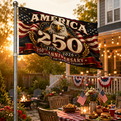 America’s 250th Anniversary Eagle Flag for Proud Patriots