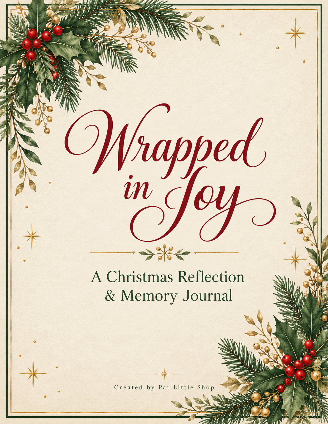 Wrapped in Joy - A Christmas Reflection & Memory Journal
