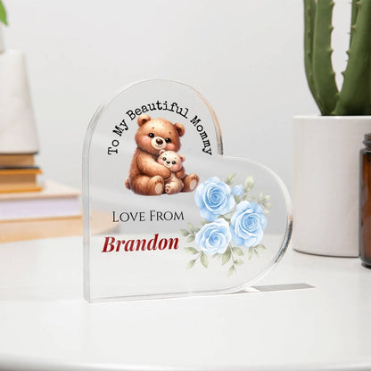 Mommy Heart  Plaque