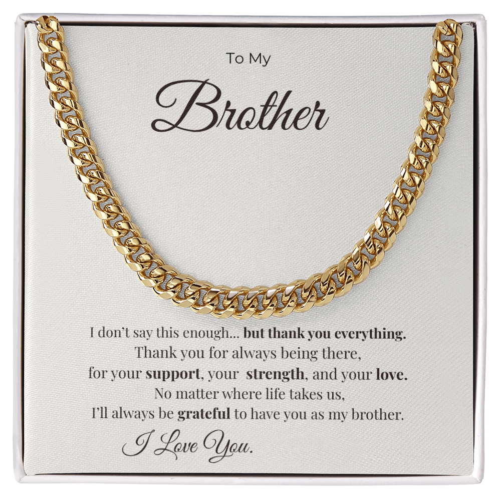 To My Brother- A Gift Your Brother will Never Forget