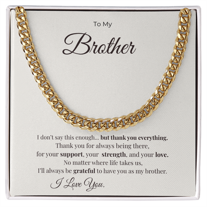 To My Brother- A Gift Your Brother will Never Forget