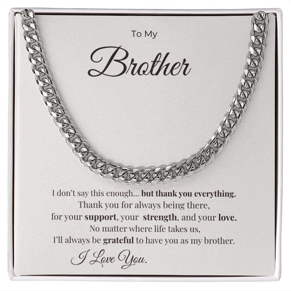 To My Brother- A Gift Your Brother will Never Forget