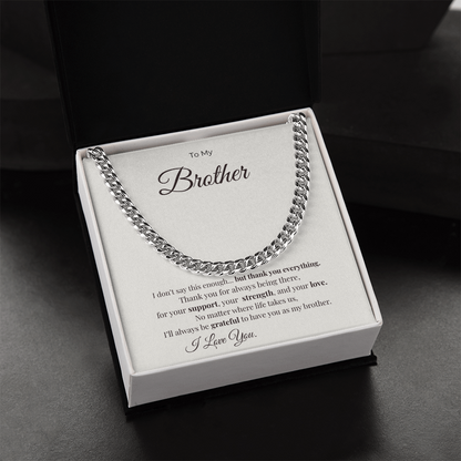 To My Brother- A Gift Your Brother will Never Forget