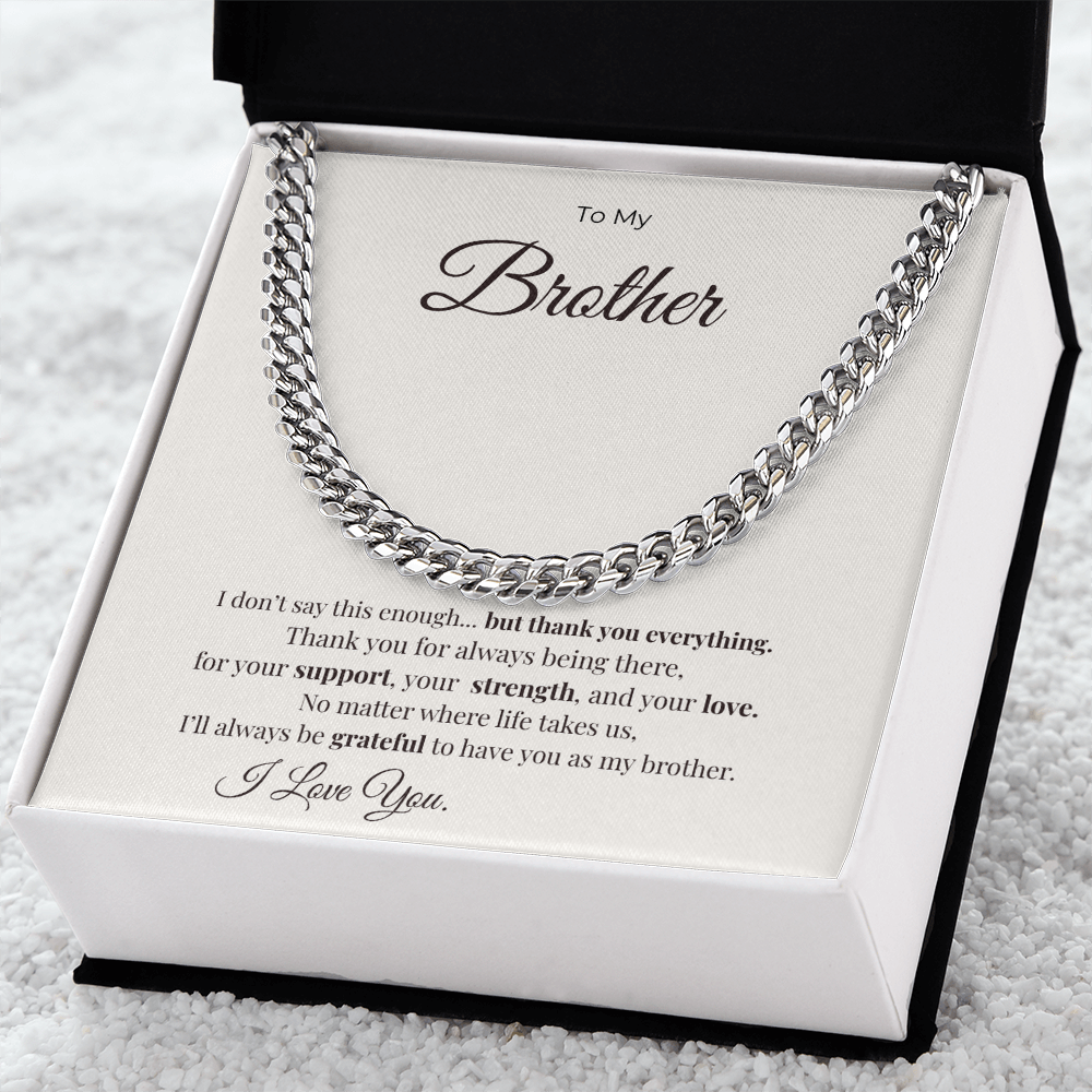 To My Brother- A Gift Your Brother will Never Forget
