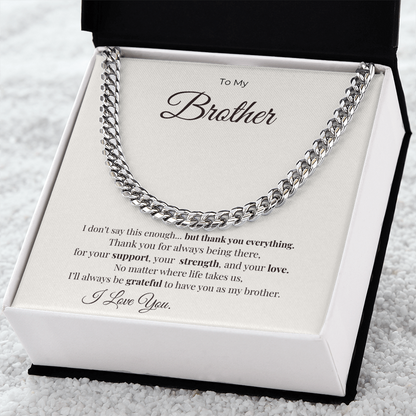 To My Brother- A Gift Your Brother will Never Forget