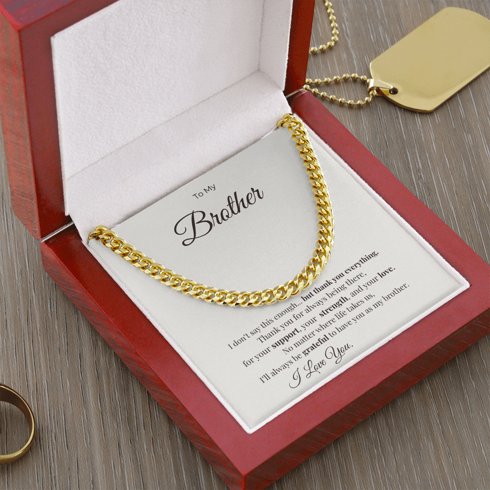 To My Brother- A Gift Your Brother will Never Forget