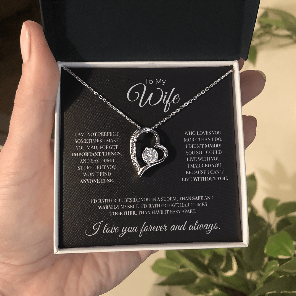 To My Wife | Forever and Always | Forever Love Necklace