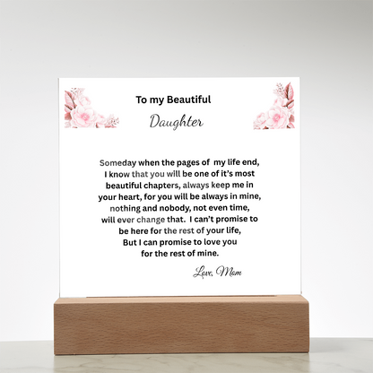 To My Daughter