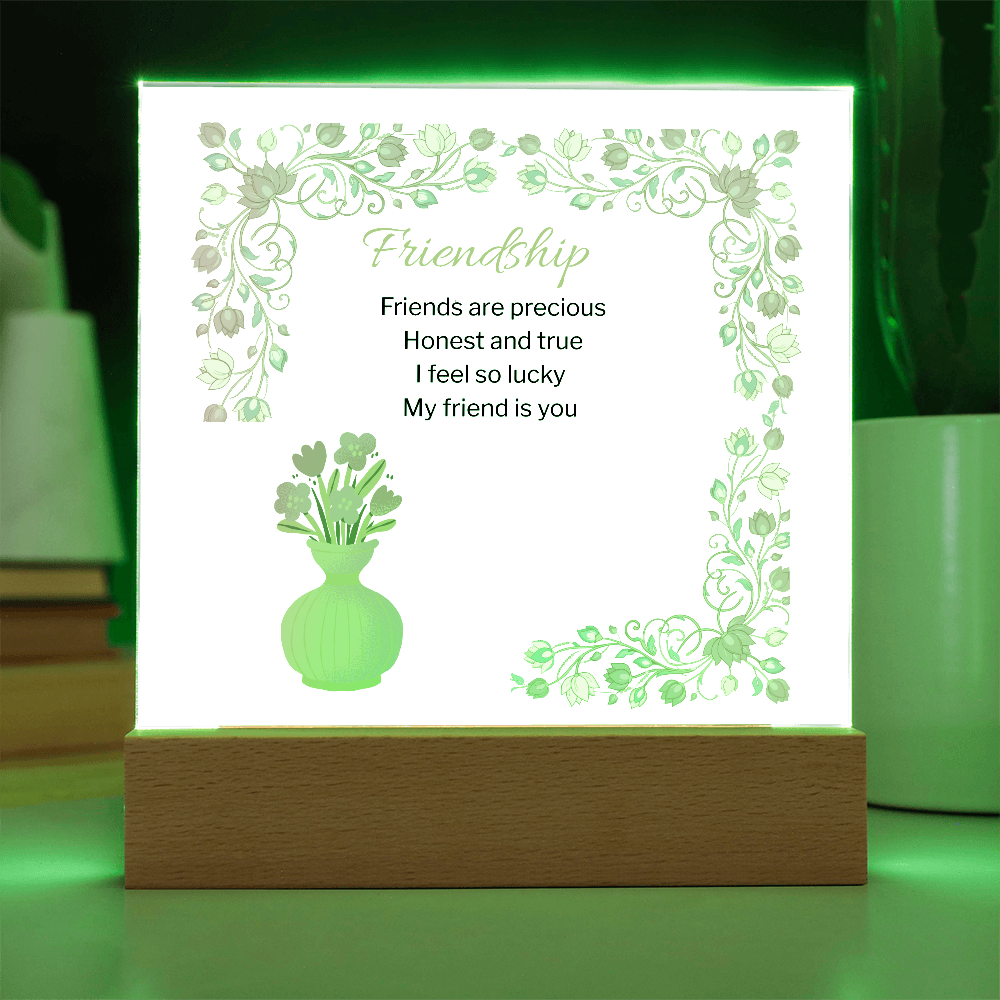 Friendship acrylic Plaque-Gift For Friend