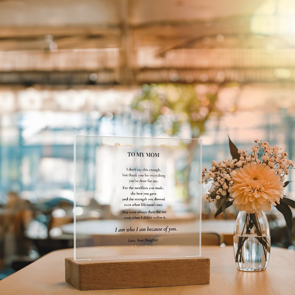 Mom Plaque