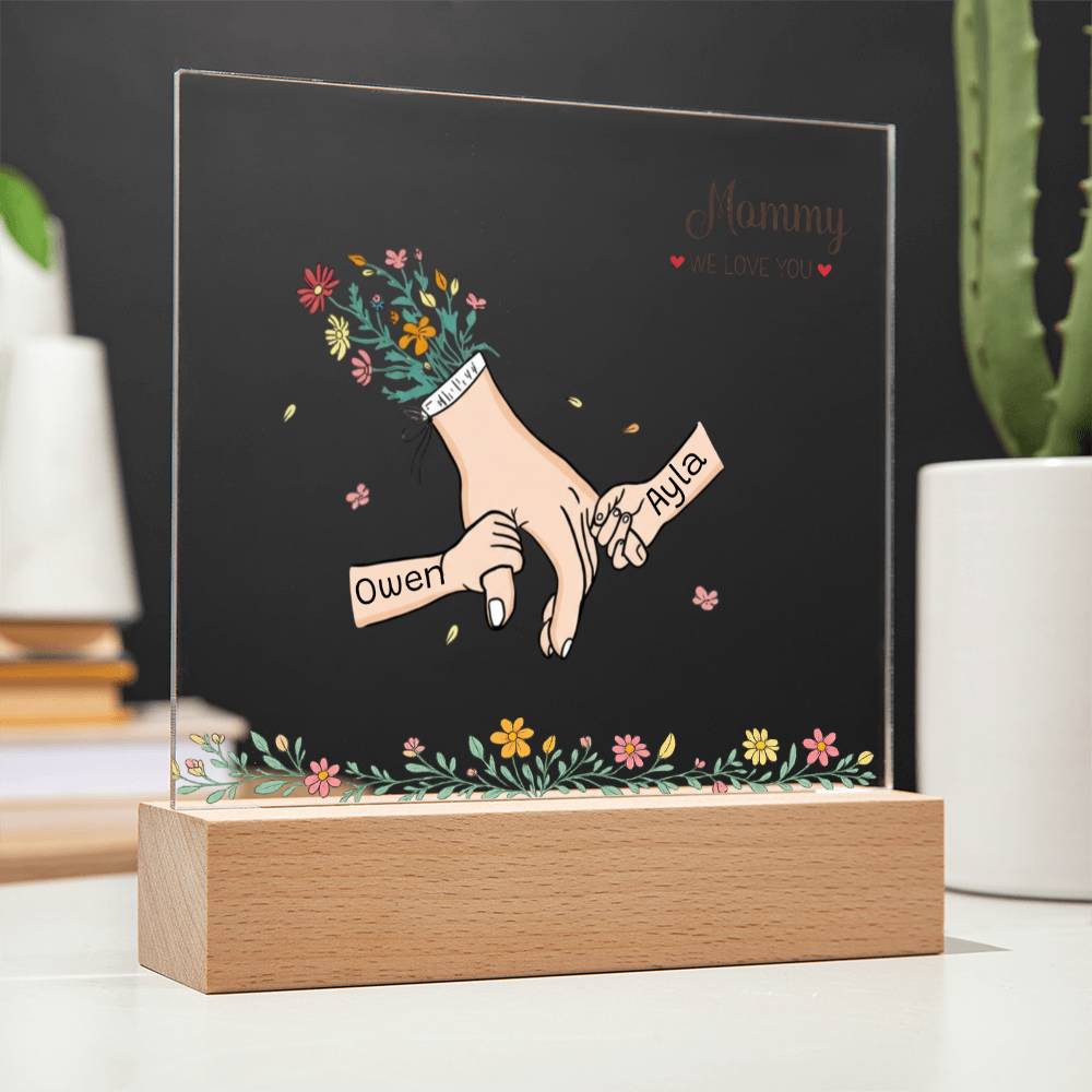 Personalized Mommy Plaque, "Personalize With Your Kids' Name "