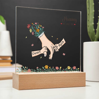 Personalized Mommy Plaque, "Personalize With Your Kids' Name "