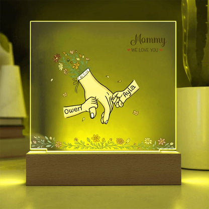 Personalized Mommy Plaque, "Personalize With Your Kids' Name "