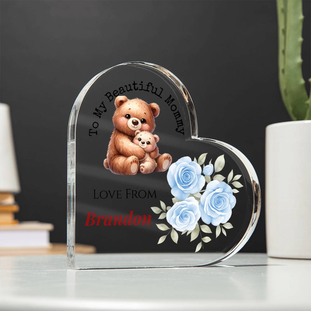 Mommy Heart  Plaque