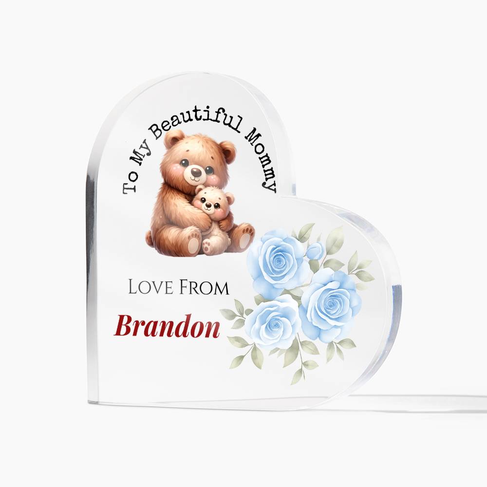 Mommy Heart  Plaque