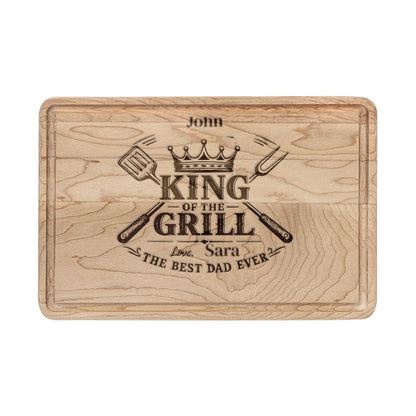 Custom Dad Grilling Cutting Board Father's Day Gift